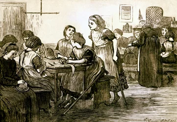Ein Klassenzimmer
